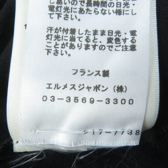 HERMES one piece Main: 100% cotton, Part: 100% cotton, Part: 100% silk black Women 34 Used Authentic