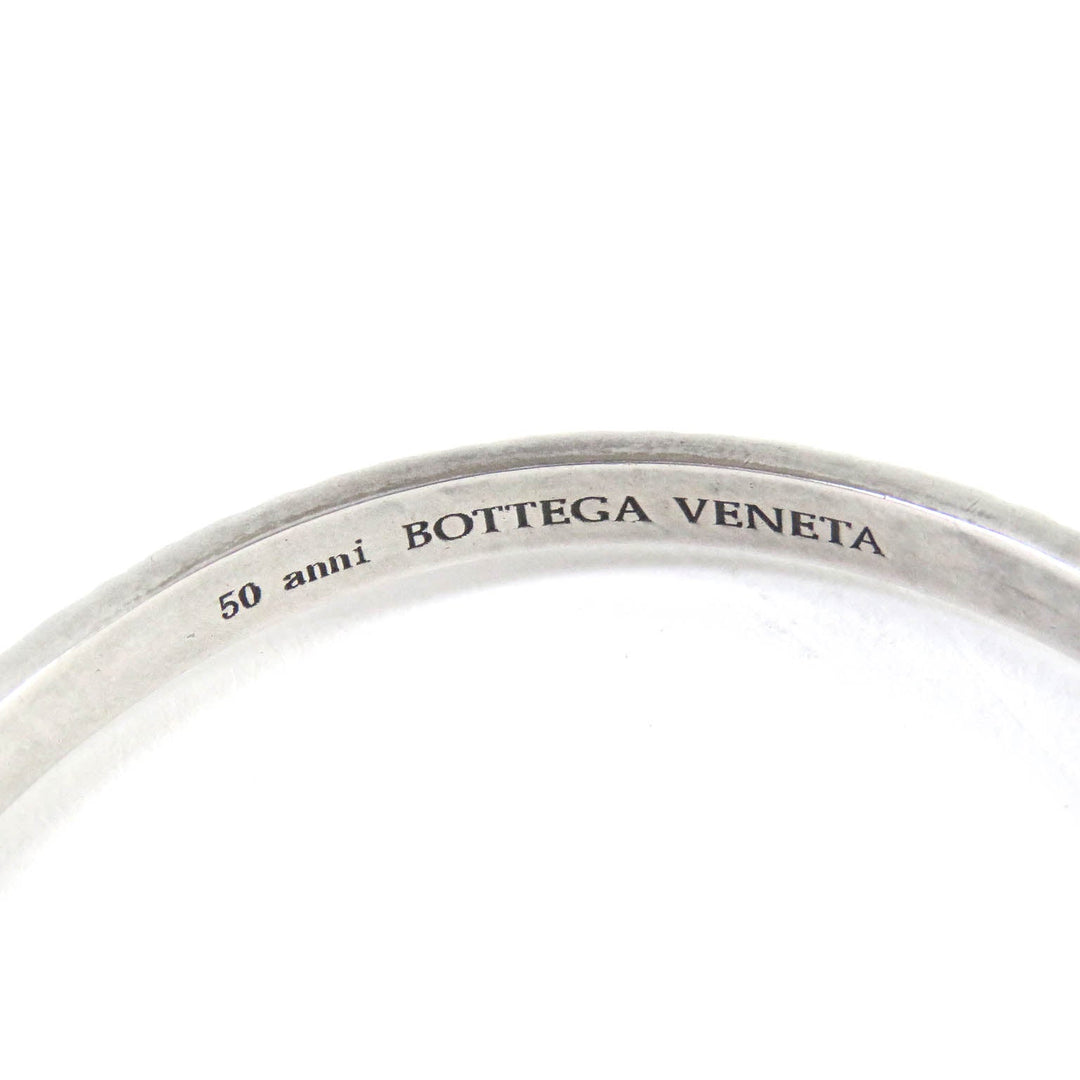 BOTTEGAVENETA Bangle Main�FAG925 Silver mens S Used Authentic
