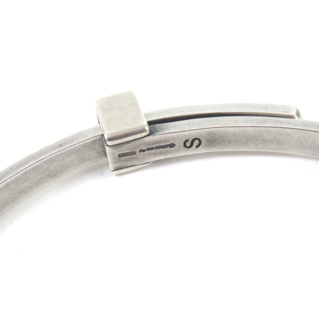 BOTTEGAVENETA Bangle Main�FAG925 Silver mens S Used Authentic