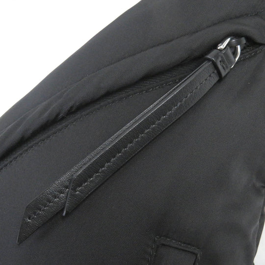 PRADA Shoulder Bag 2VZ092 Re-Nylon, leather black mens Used Authentic