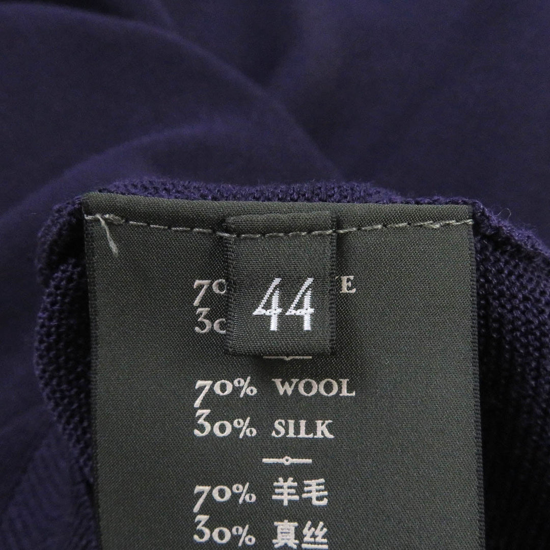 Berluti Short sleeve knit Main: 70% wool, Main: 30% silk purple mens 44 Used Authentic