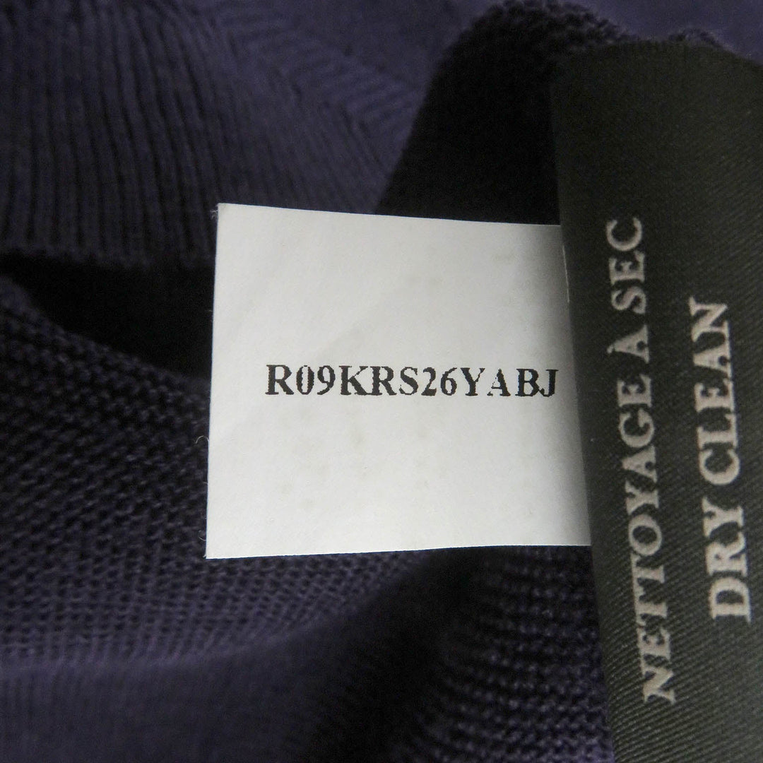 Berluti Short sleeve knit Main: 70% wool, Main: 30% silk purple mens 44 Used Authentic