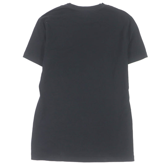 VERSACE Short sleeve T-shirt Main: 100% cotton black mens S Used Authentic