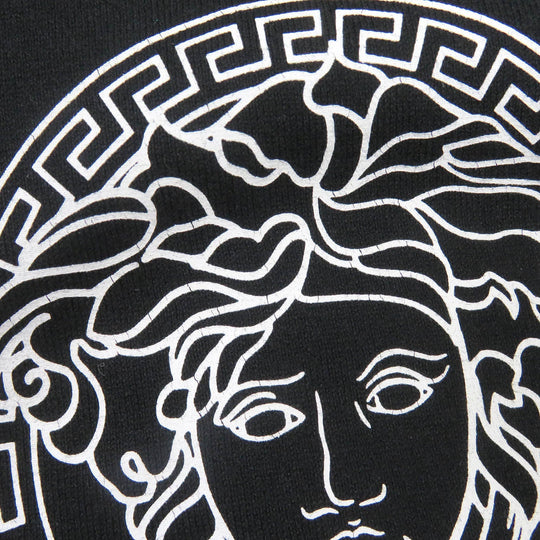 VERSACE Short sleeve T-shirt Main: 100% cotton black mens S Used Authentic