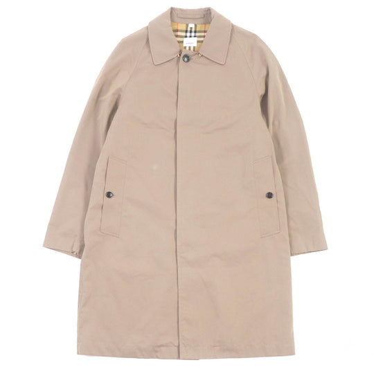 BURBERRY Stainless collar coat 8025055 Main: 100% cotton Pink brown mens 48 Used Authentic
