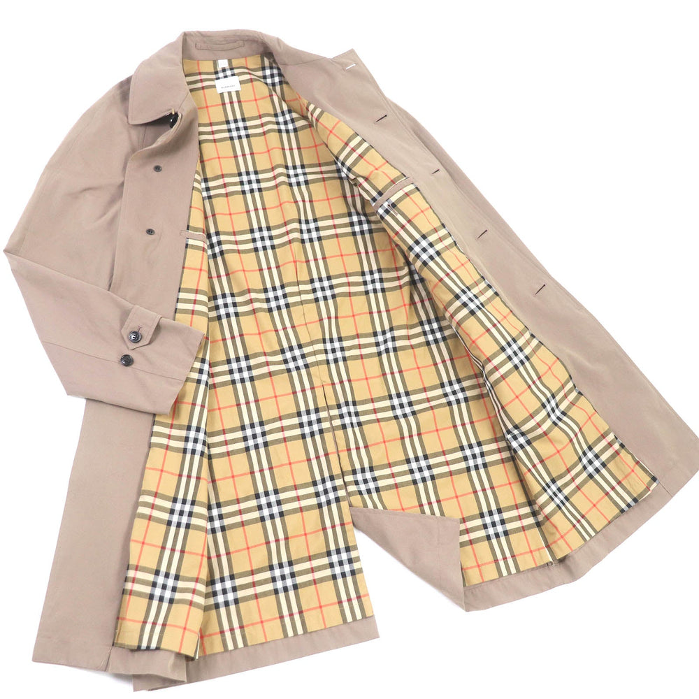 BURBERRY Stainless collar coat 8025055 Main: 100% cotton Pink brown mens 48 Used Authentic