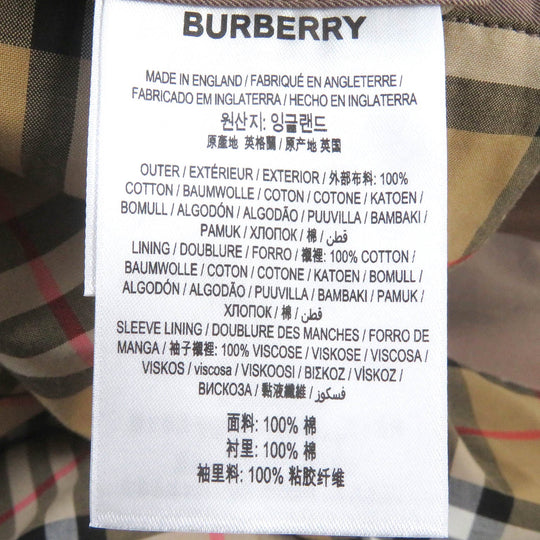 BURBERRY Stainless collar coat 8025055 Main: 100% cotton Pink brown mens 48 Used Authentic