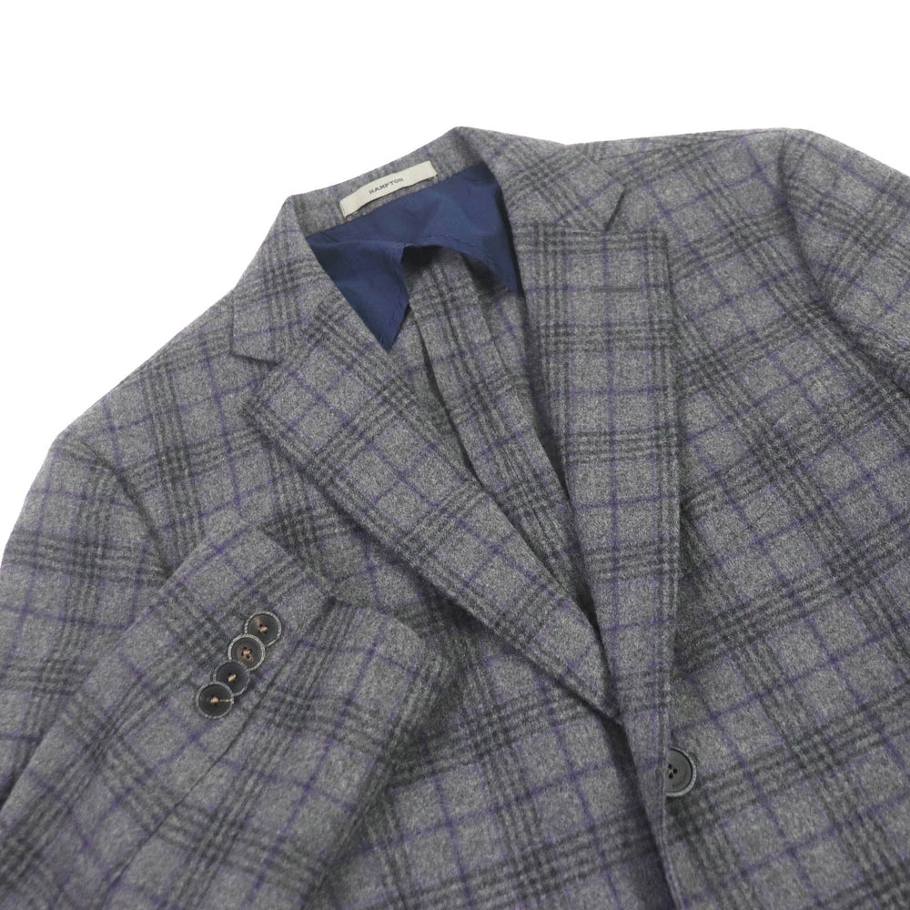 BOGLIOLI suit S32V2V Outer: 100% wool, Lining: 50% cotton, Lining: 50% cupra gray HAMPTON mens 44 Used Authentic