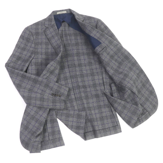 BOGLIOLI suit S32V2V Outer: 100% wool, Lining: 50% cotton, Lining: 50% cupra gray HAMPTON mens 44 Used Authentic