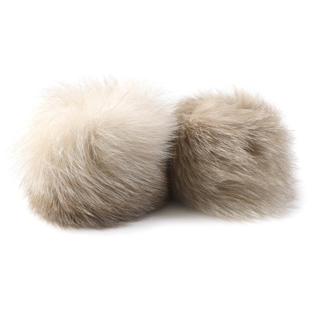 FOXEY cuffs 37753 Main: FOX Lining: 70% triacetate, 25% polyester, 5% polyurethane beige Women F Used Authentic