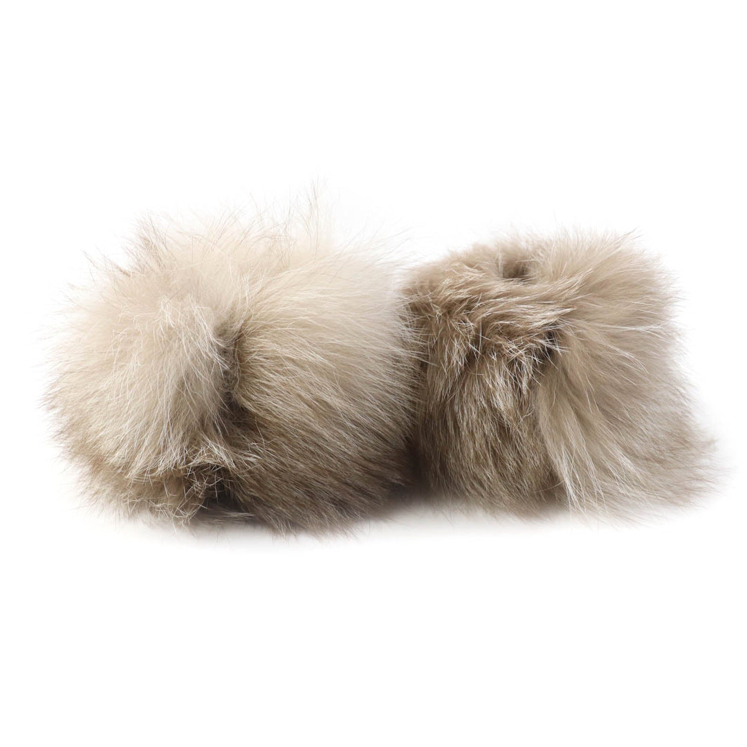 FOXEY cuffs 37753 Main: FOX Lining: 70% triacetate, 25% polyester, 5% polyurethane beige Women F Used Authentic