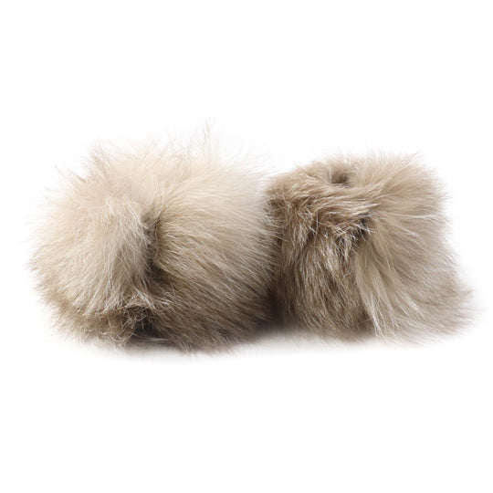 FOXEY cuffs 37753 Main: FOX Lining: 70% triacetate, 25% polyester, 5% polyurethane beige Women F Used Authentic