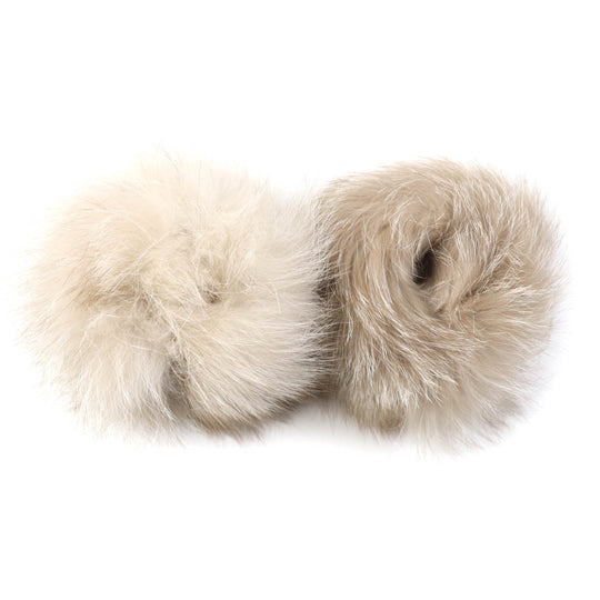 FOXEY cuffs 37753 Main: FOX Lining: 70% triacetate, 25% polyester, 5% polyurethane beige Women F Used Authentic