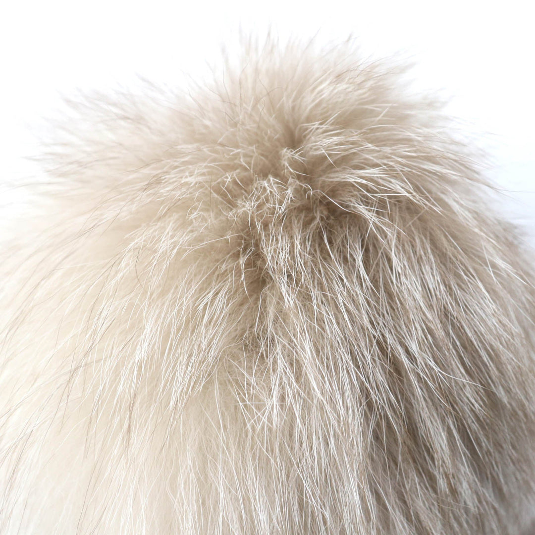 FOXEY cuffs 37753 Main: FOX Lining: 70% triacetate, 25% polyester, 5% polyurethane beige Women F Used Authentic