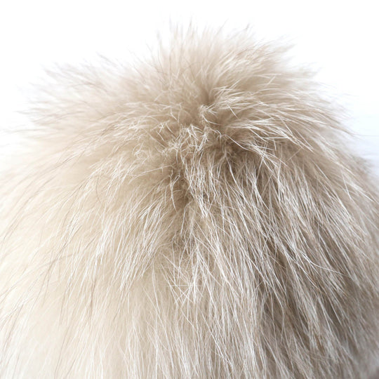 FOXEY cuffs 37753 Main: FOX Lining: 70% triacetate, 25% polyester, 5% polyurethane beige Women F Used Authentic
