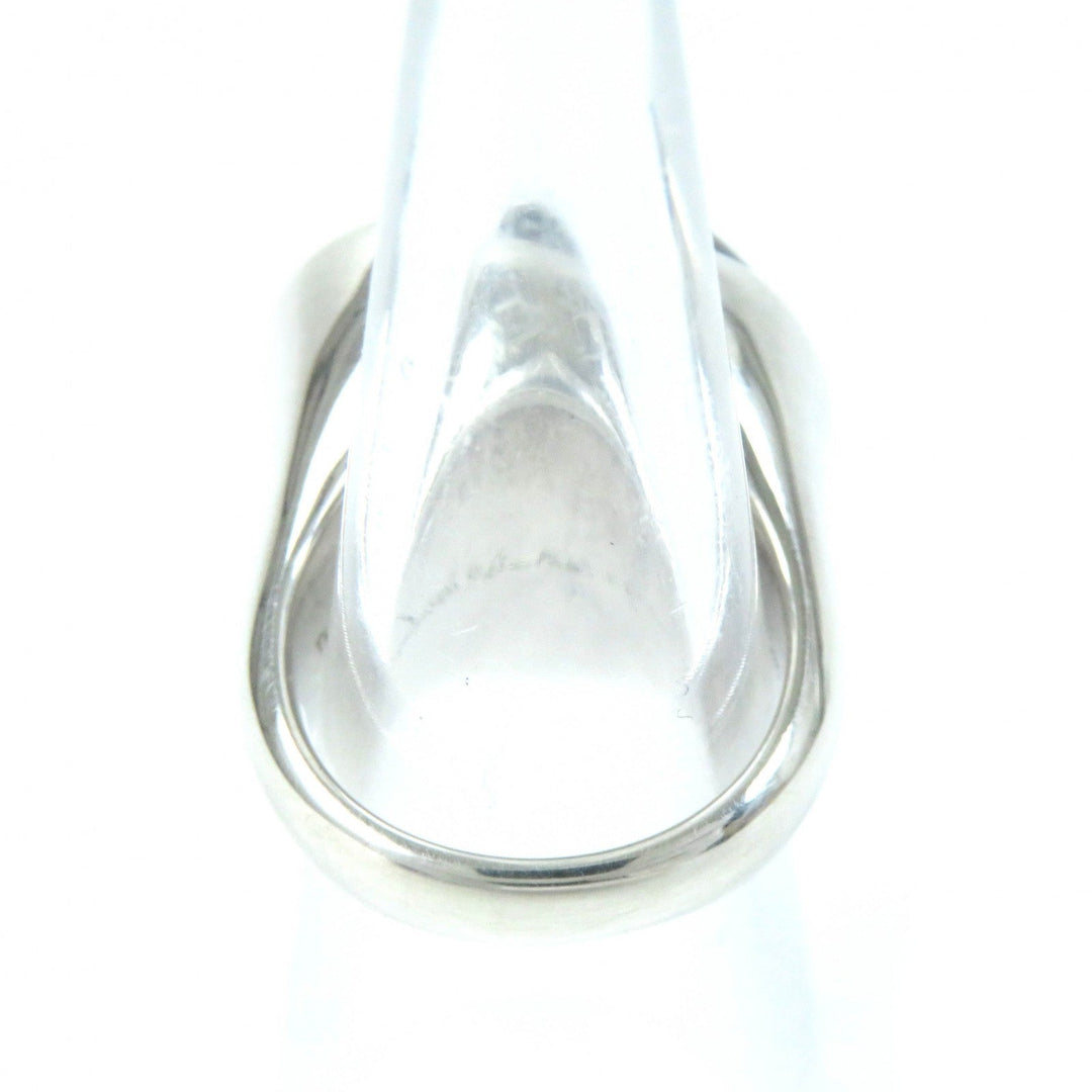 TIFFANY&Co. Ring Main: SV925, Part: Black jade Black Silver Elsa Peretti cabochon ring Women Used Authentic
