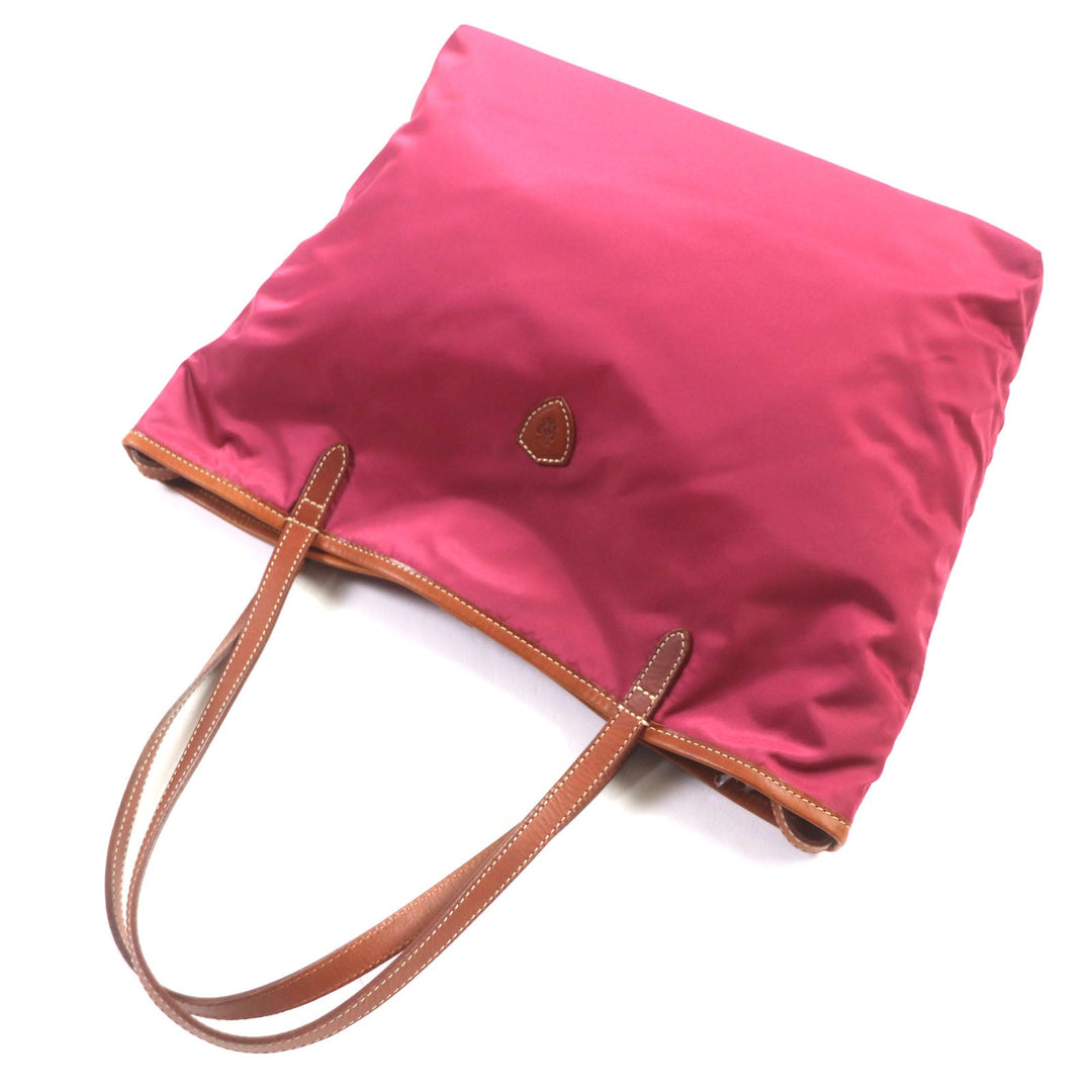 Felisi Tote Bag 15-50 Main: Nylon, Part: Leather Pink brown mens Used Authentic