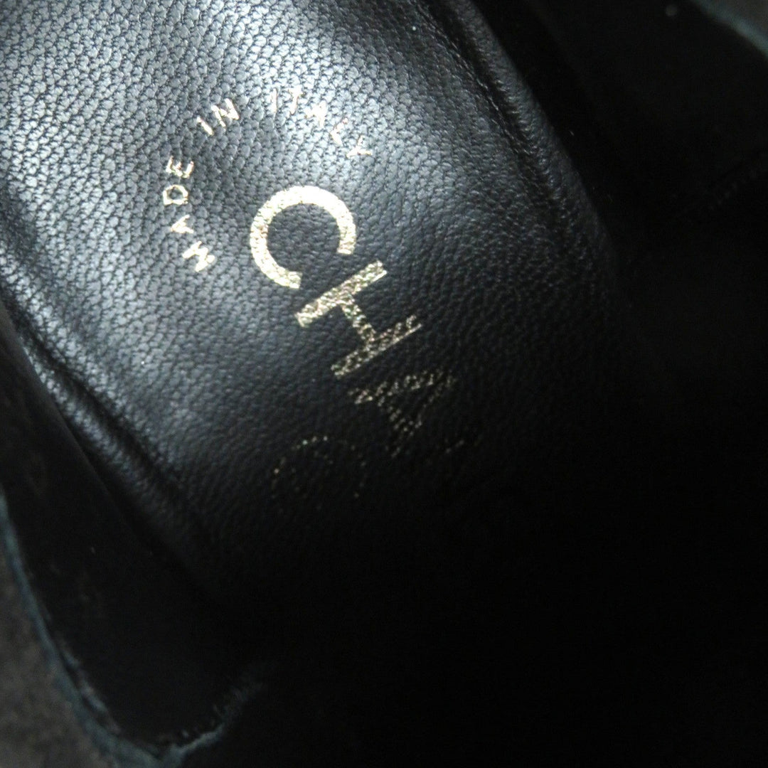 CHANEL Ankle boots G29928 Main: Suede leather Dark gray type Women 35 1/2 Used Authentic