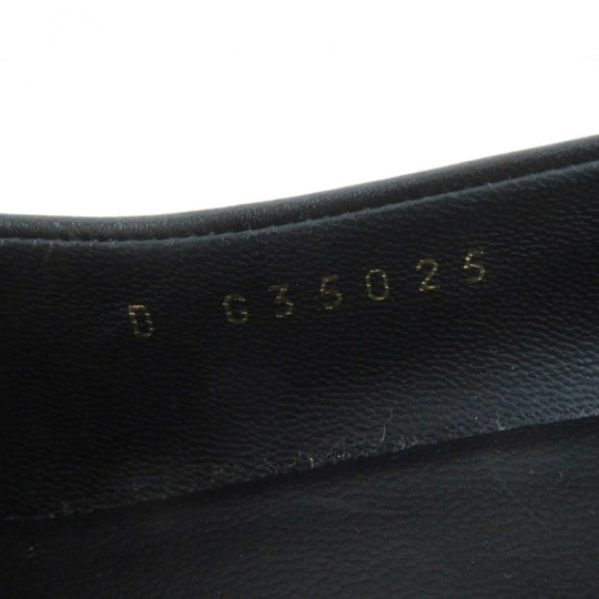CHANEL pumps G35025 Main: Leather black Women 36 Used Authentic