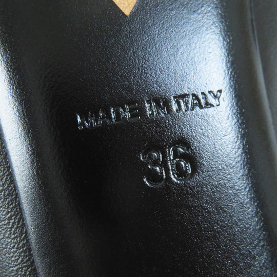 CHANEL pumps G35025 Main: Leather black Women 36 Used Authentic