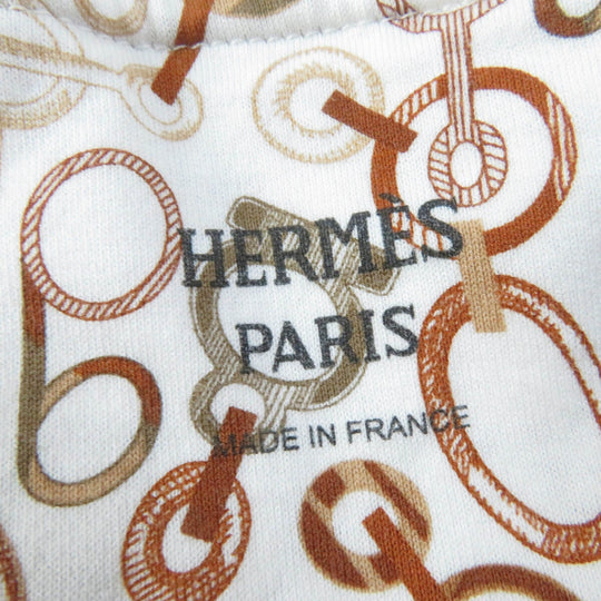 HERMES one piece 3H4514DR Main: 100% cotton, Part: 98% cotton, Part: 2% Brown type DR Do RE BOUCLES Women 34 Used Authentic
