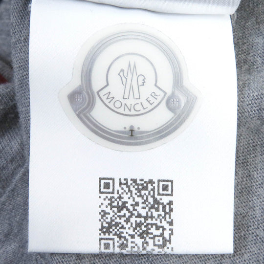 MONCLER Short sleeve T-shirt Main: 100% cotton gray MAGLIA T-SHIRT mens L Used Authentic