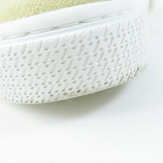 HERMES sneakers 222189Z Suede Leather, Rubber, Corduroy Beige white DEEP Women 38 1/2 Used Authentic