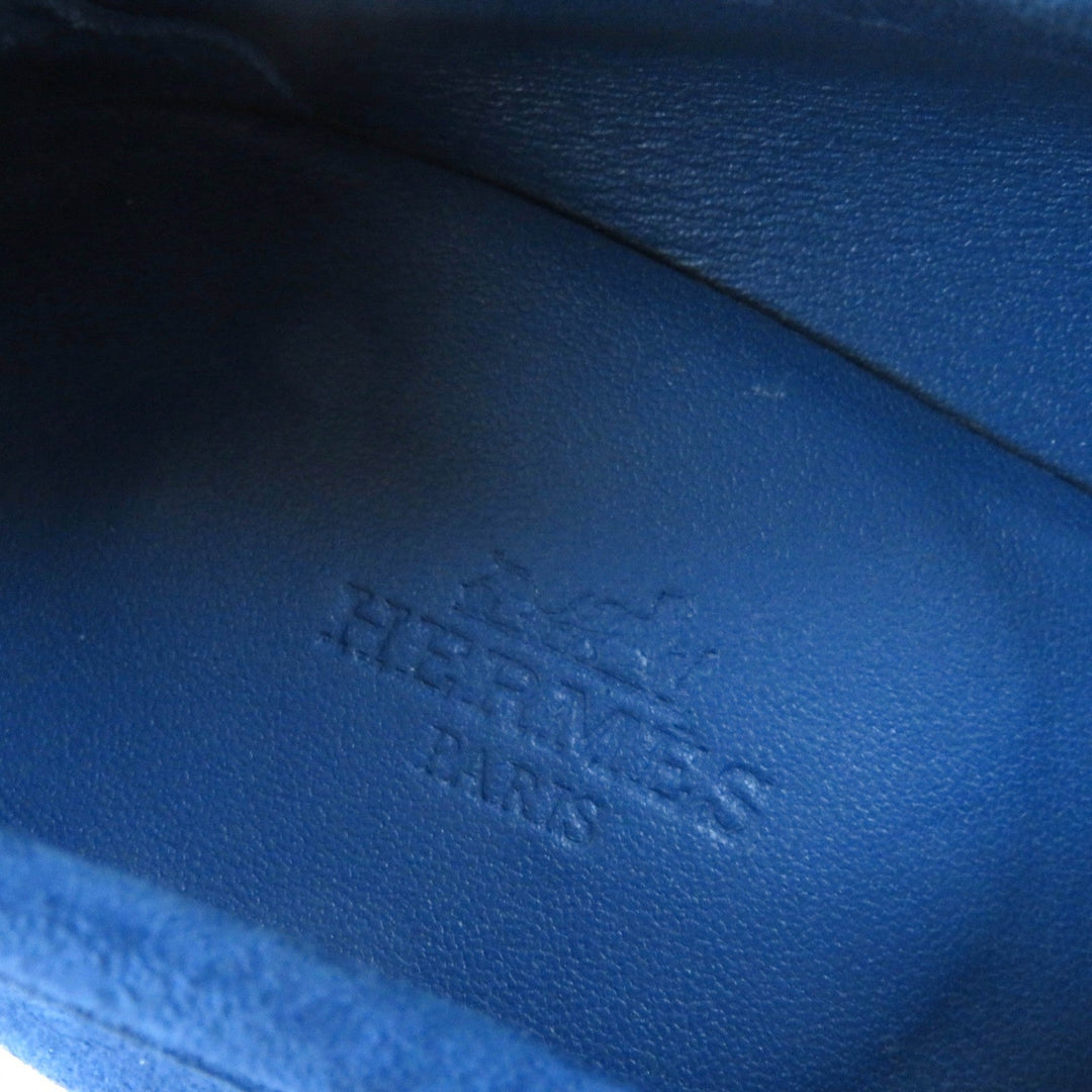 HERMES loafers 221065Z Main: Suede leather blue Constance Women 36 1/2 Used Authentic