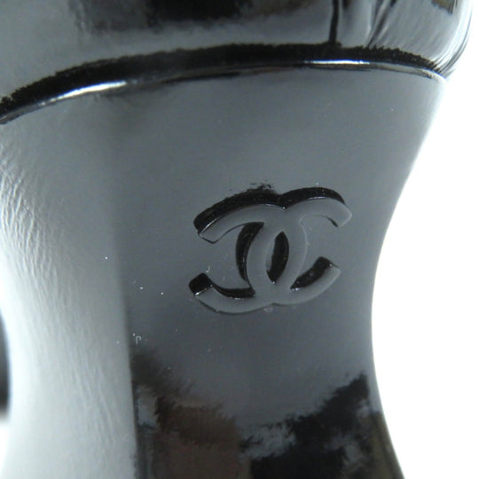 CHANEL Sandals G39050 Main: Patent leather black Women 38 Used Authentic