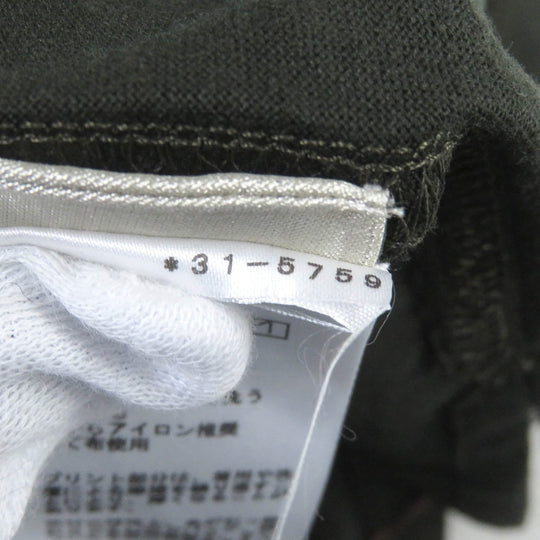 HERMES Short sleeve T-shirt Main: 100% cotton Dark green mens M Used Authentic