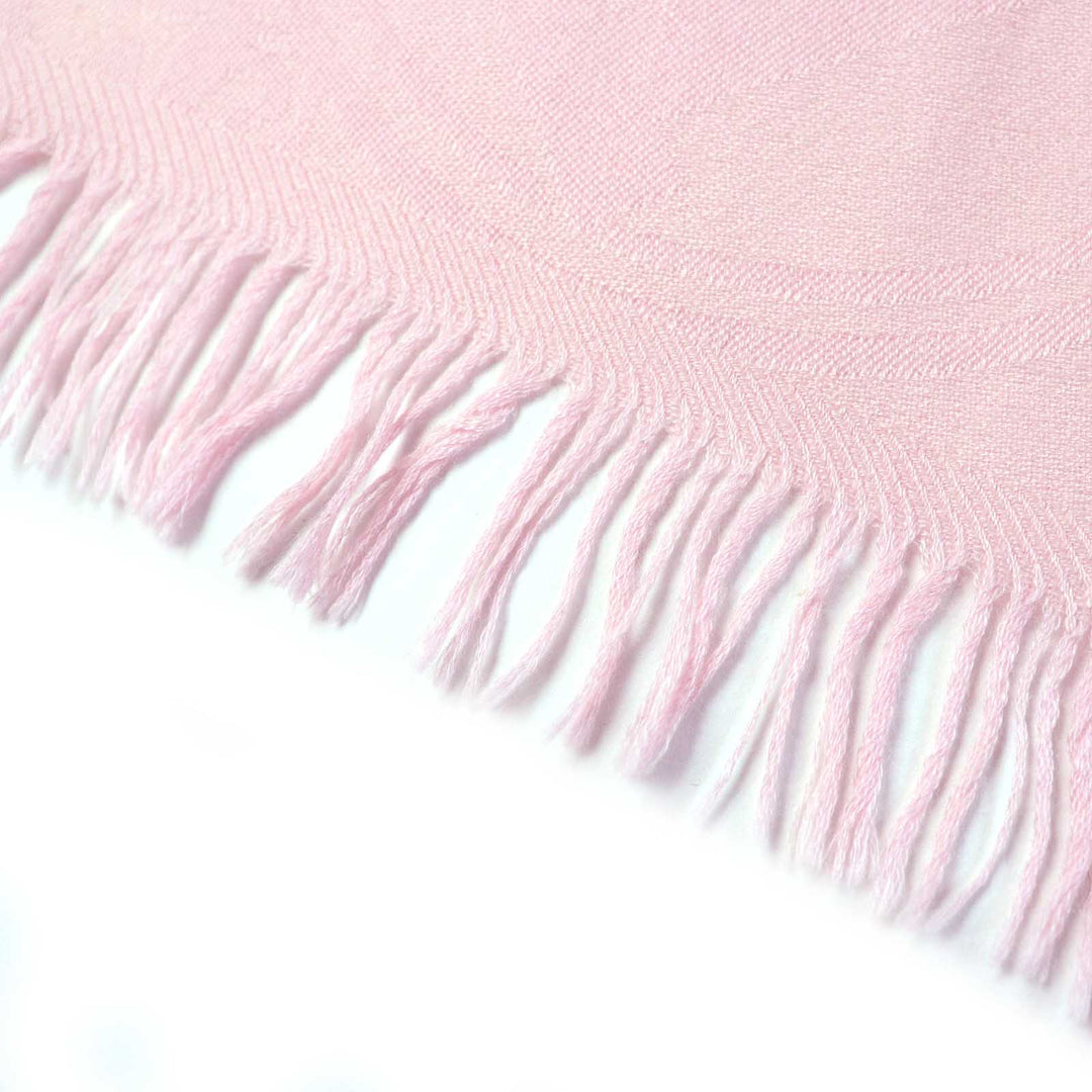 HERMES Stall H262494S Main: 85% cashmere, Main: 15% silk pink Women Used Authentic