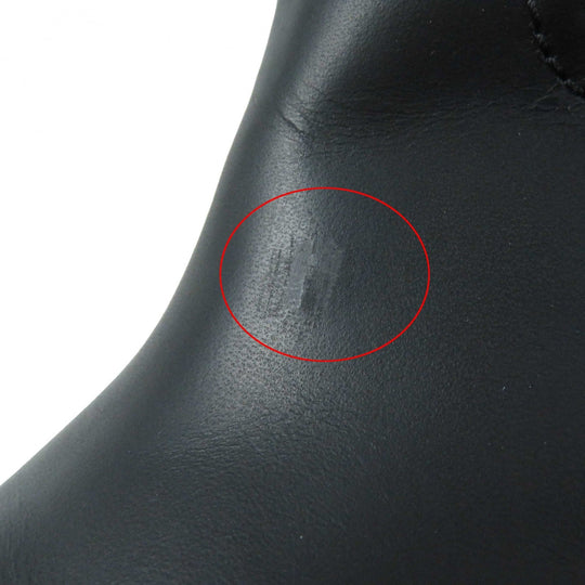 CHANEL short boots G30231 Main: Leather, Part: Mouton black Matrasse Women 37 Used Authentic
