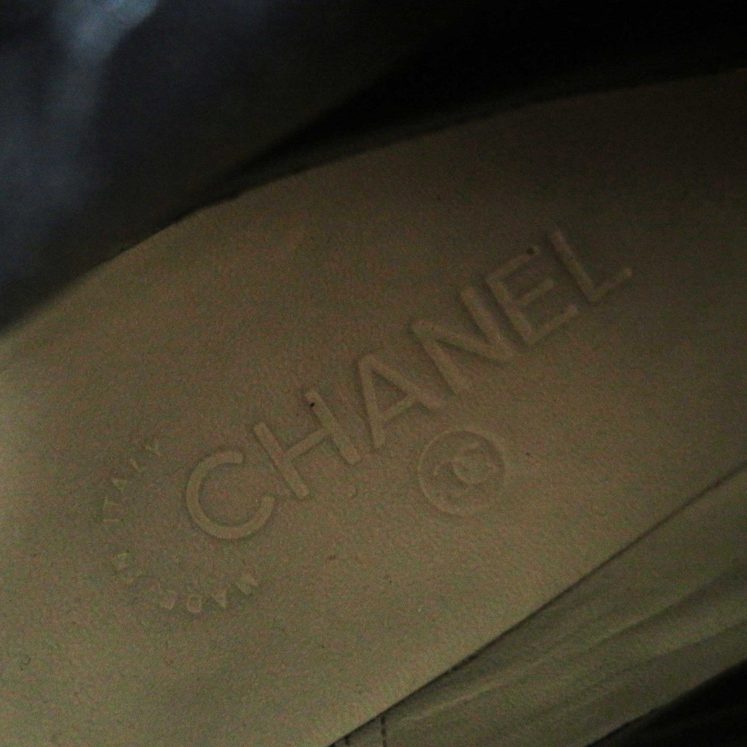 CHANEL short boots G30231 Main: Leather, Part: Mouton black Matrasse Women 37 Used Authentic