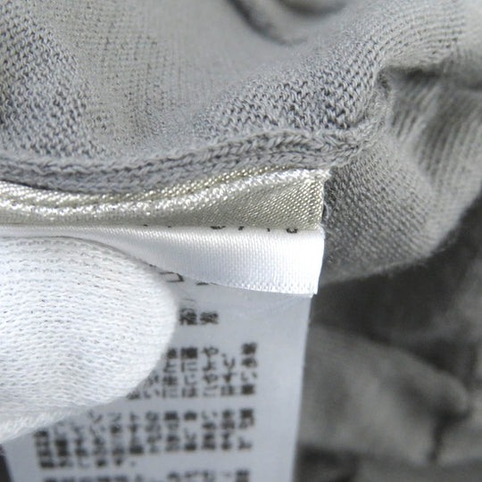 HERMES Short sleeve knit Main: 100% wool gray mens XL Used Authentic