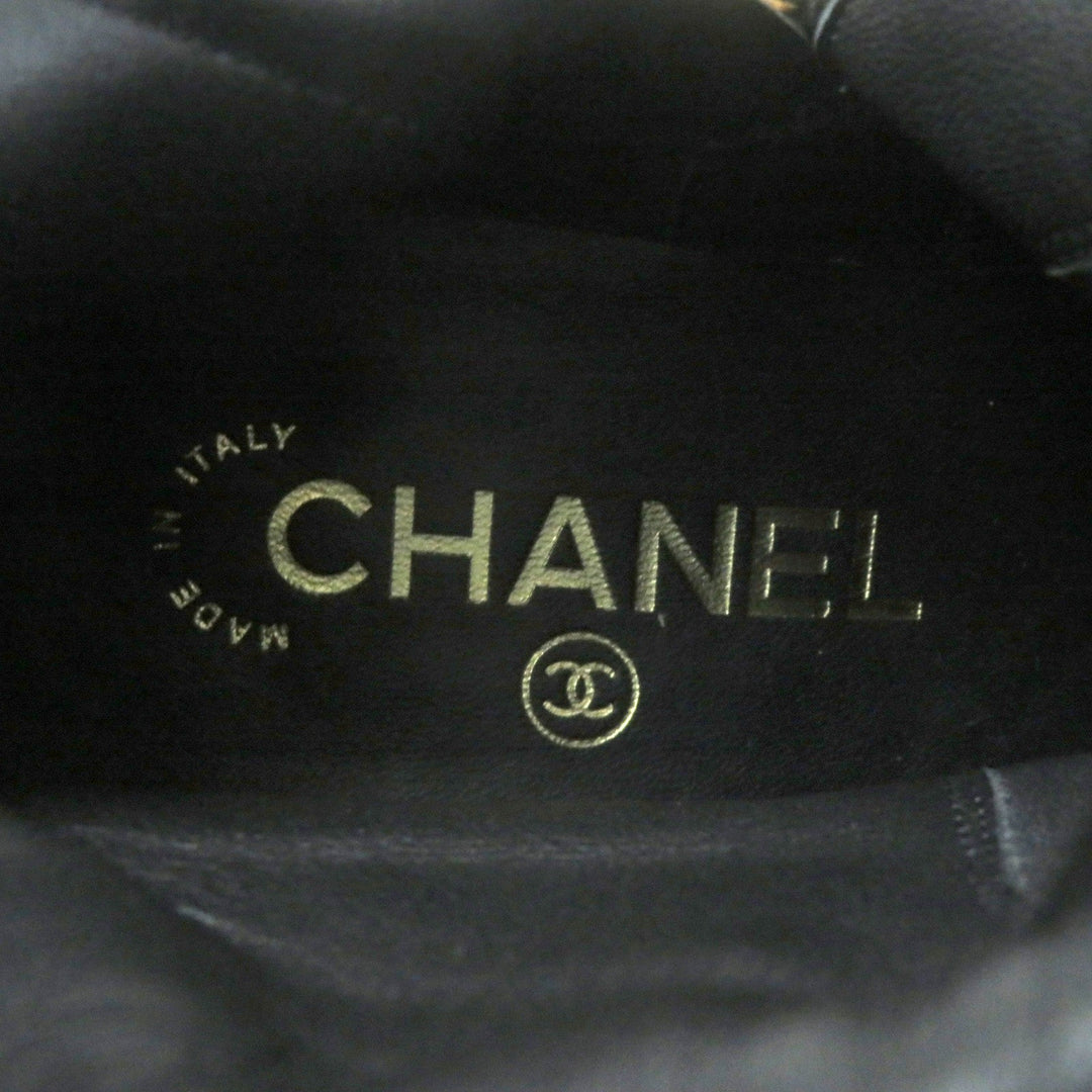 CHANEL short boots G39172 Main: Leather black Women 36 1/2 C Used Authentic