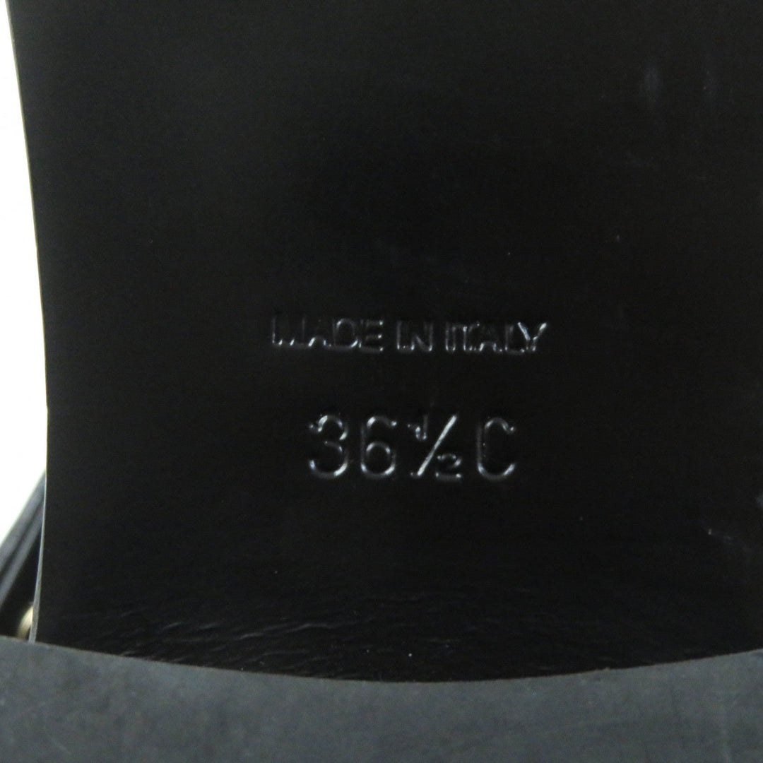 CHANEL short boots G39172 Main: Leather black Women 36 1/2 C Used Authentic