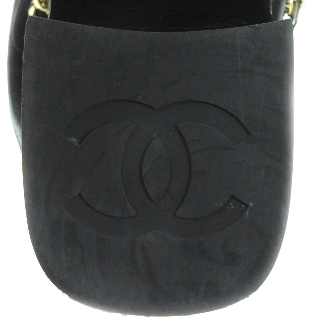 CHANEL short boots G39172 Main: Leather black Women 36 1/2 C Used Authentic