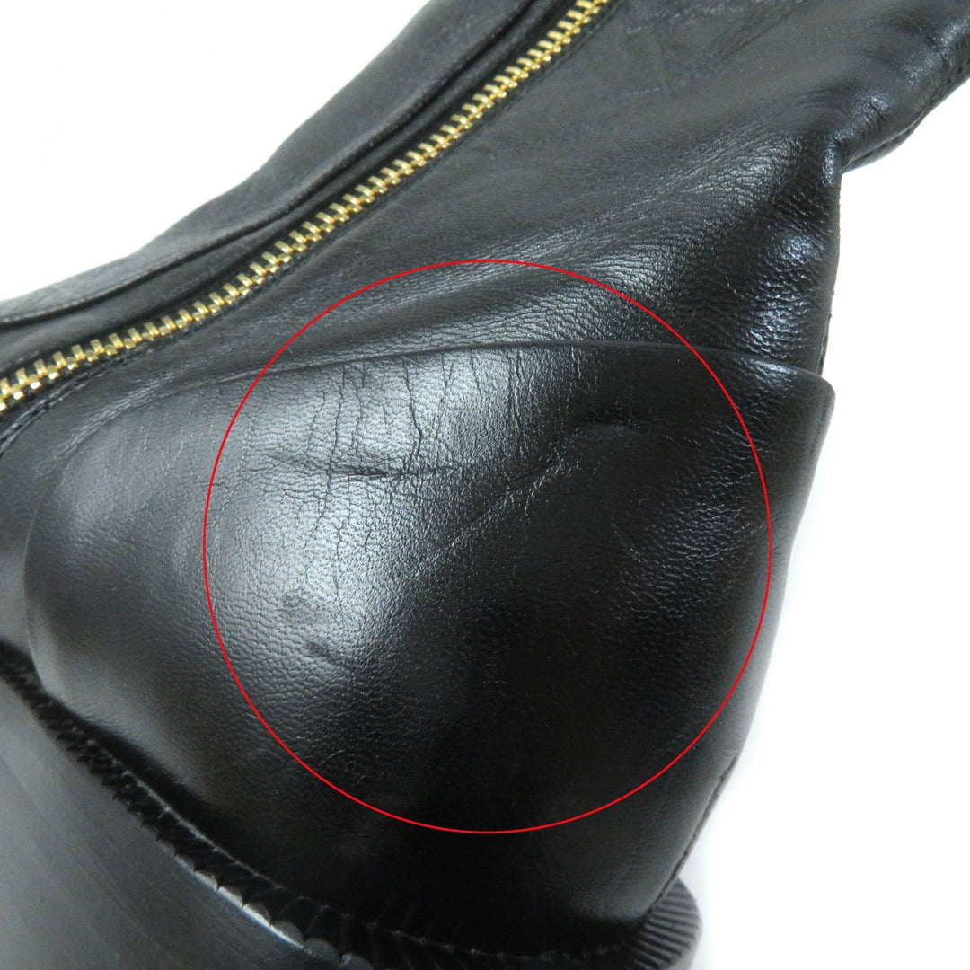 CHANEL short boots G39172 Main: Leather black Women 36 1/2 C Used Authentic