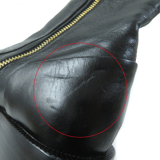 CHANEL short boots G39172 Main: Leather black Women 36 1/2 C Used Authentic