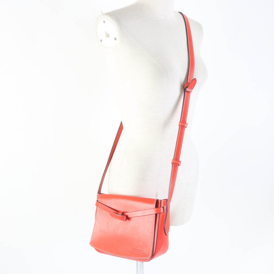 Anya Hindmarch Shoulder Bag Main: Leather vermilion RETURN TO NATURE Women Used Authentic