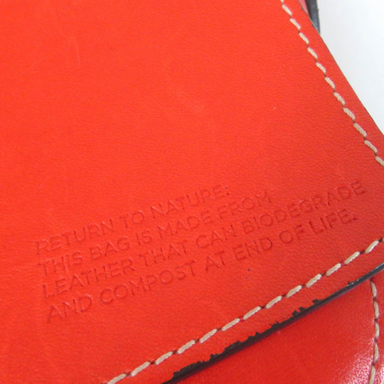 Anya Hindmarch Shoulder Bag Main: Leather vermilion RETURN TO NATURE Women Used Authentic