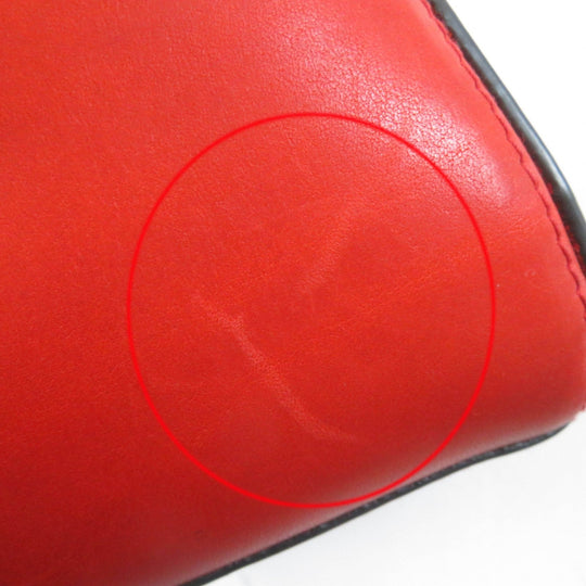 Anya Hindmarch Shoulder Bag Main: Leather vermilion RETURN TO NATURE Women Used Authentic