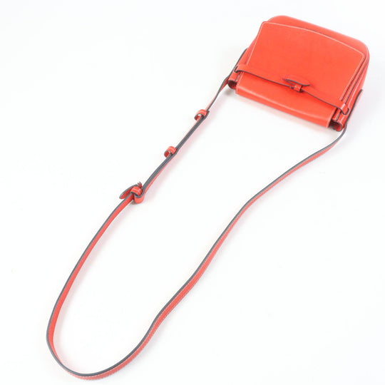 Anya Hindmarch Shoulder Bag Main: Leather vermilion RETURN TO NATURE Women Used Authentic
