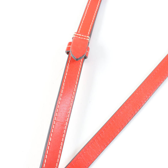 Anya Hindmarch Shoulder Bag Main: Leather vermilion RETURN TO NATURE Women Used Authentic