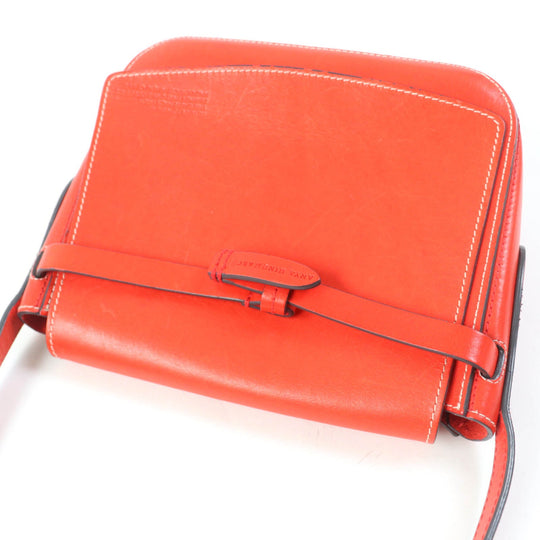Anya Hindmarch Shoulder Bag Main: Leather vermilion RETURN TO NATURE Women Used Authentic