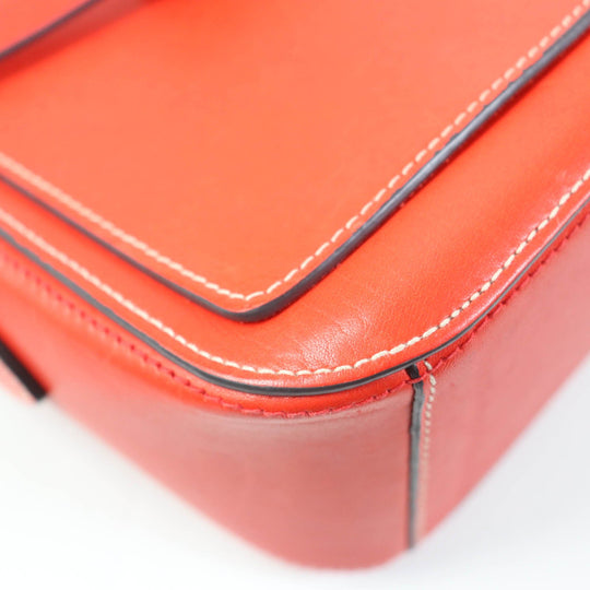 Anya Hindmarch Shoulder Bag Main: Leather vermilion RETURN TO NATURE Women Used Authentic
