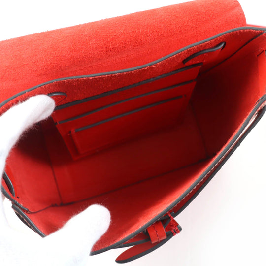 Anya Hindmarch Shoulder Bag Main: Leather vermilion RETURN TO NATURE Women Used Authentic