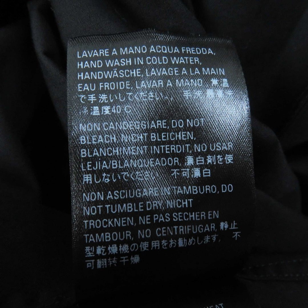 BALENCIAGA Long sleeve shirt 520497 Outer material: 100% cotton black News Wing Women 32 Used Authentic