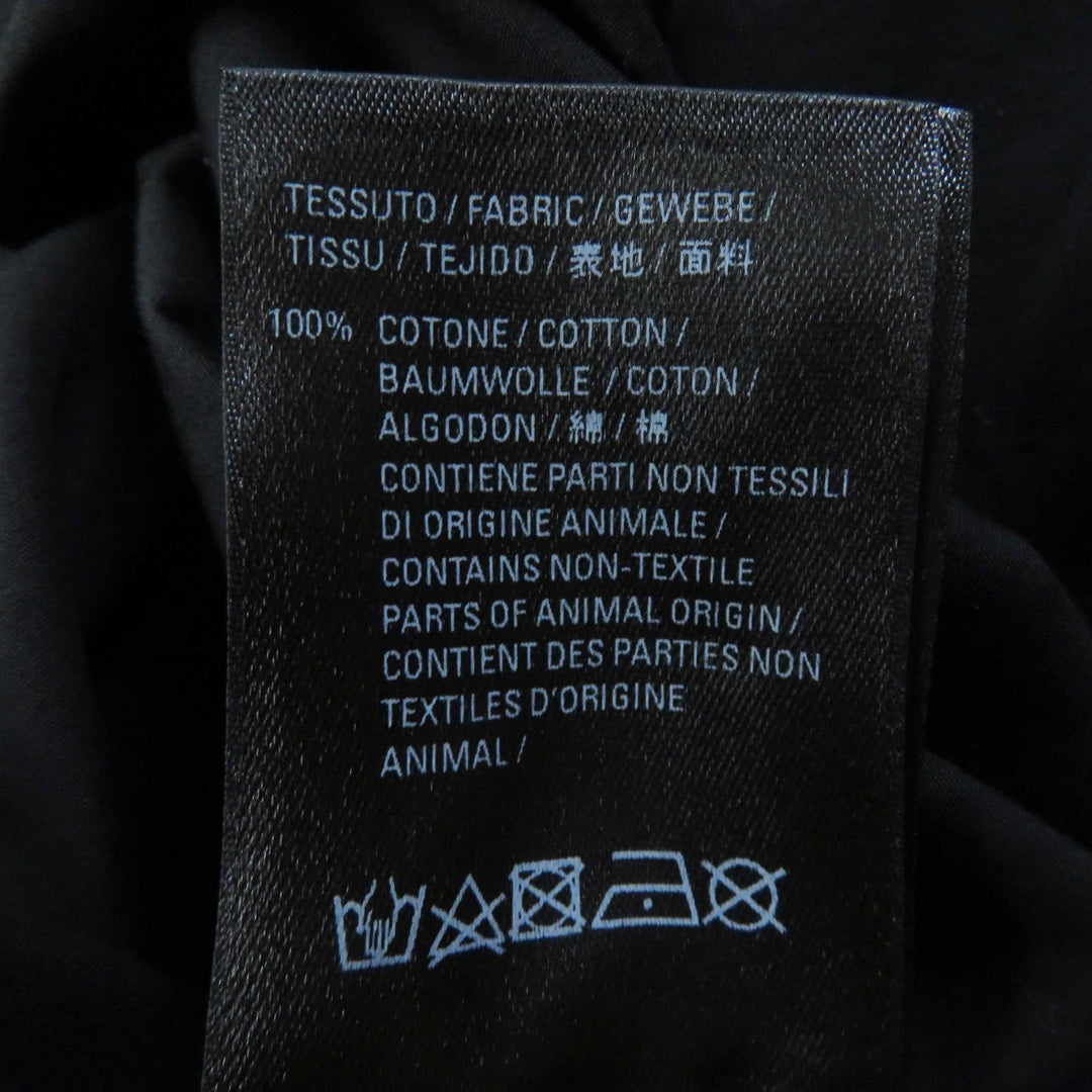 BALENCIAGA Long sleeve shirt 520497 Outer material: 100% cotton black News Wing Women 32 Used Authentic