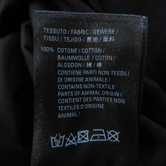 BALENCIAGA Long sleeve shirt 520497 Outer material: 100% cotton black News Wing Women 32 Used Authentic